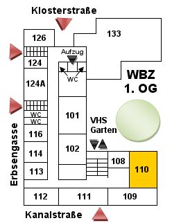 Raum WBZ, Raum 110, Computer