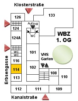 Raum WBZ, Raum 114