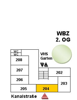 Raum WBZ, Raum 204