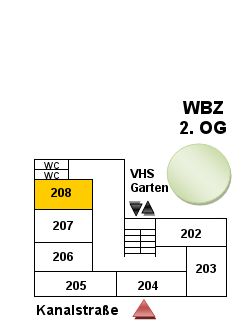 Raum WBZ, Raum 208